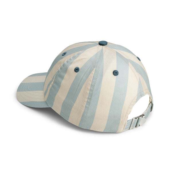 Liewood Danny Cap - Stripe: Sea blue / sandy - HATS/CAP