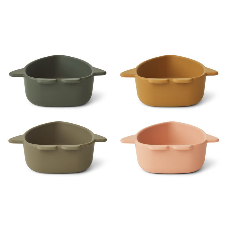 Liewood Iggy Silicone Bowls 4 Pack - Space multi mix - BOWL