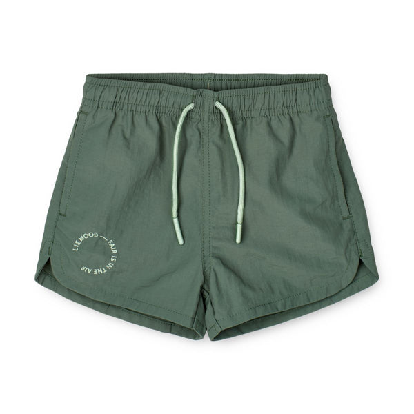 Liewood Aiden Swim Shorts - Garden green - BOARD SHORTS