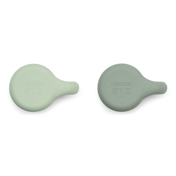 Liewood Kylie Cup 2 Pack - Dusty mint / Faune green - CUP