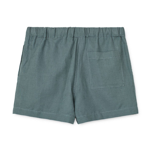 Liewood Madison linen shorts - Whale blue - SHORTS